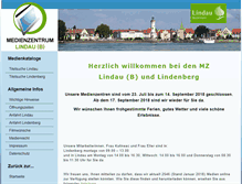 Tablet Screenshot of medienzentrum-lindau.de